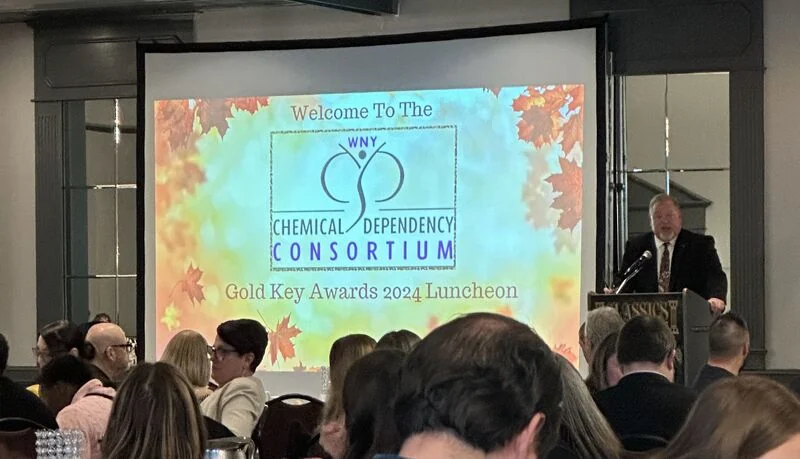 Opening presentation for the 2024 WNY Chemical Dependency Consortium Gold Key Awards luncheon.